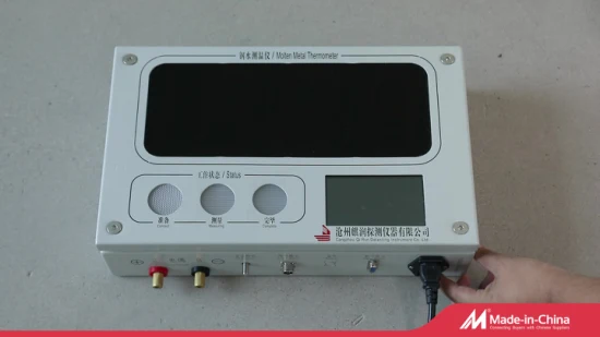 Instrumento de medição de temperatura portátil de fundição W330