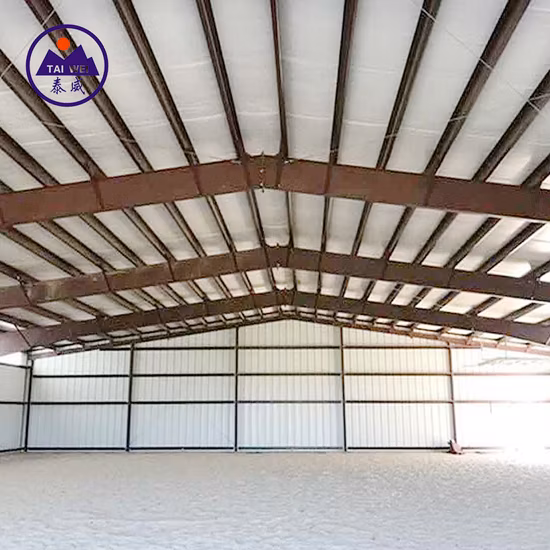 Oficina de baixo custo Fabricação estrutural Galpão de armazenamento Construção de armazém Material de construção de aço com seção H soldada